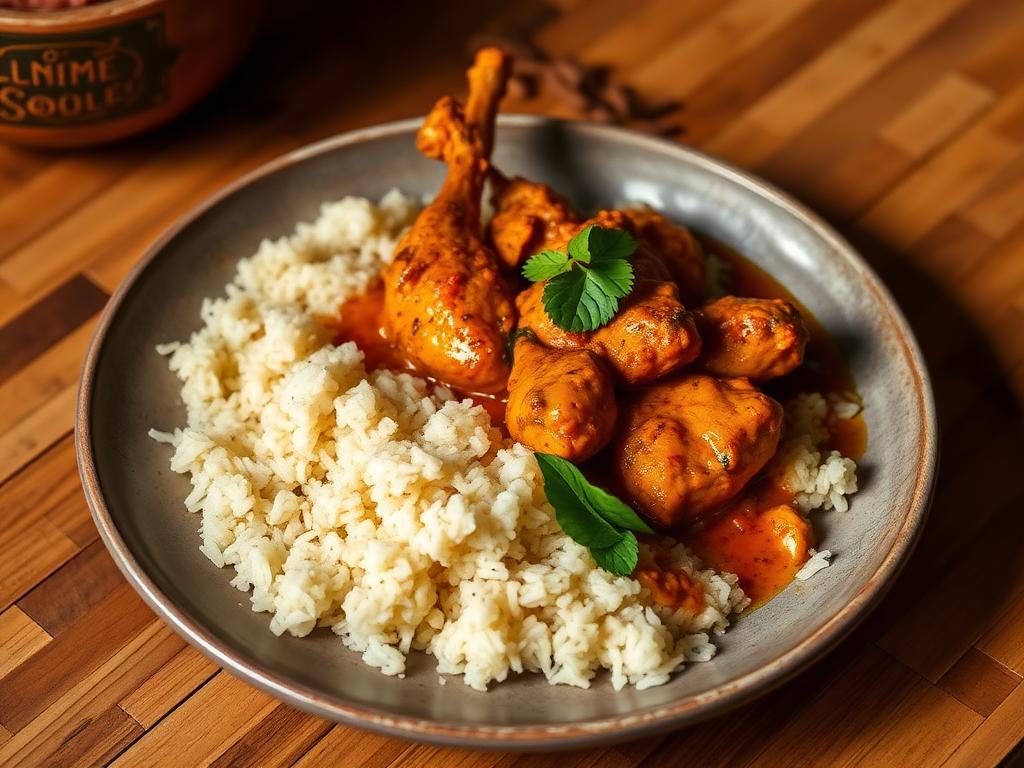 Colombo de poulet au massalé